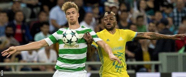 Kristoffer Ajer and Olivier Ntcham