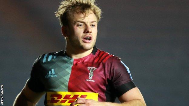 Harlequins and Scotland scrum-half Scott Steele