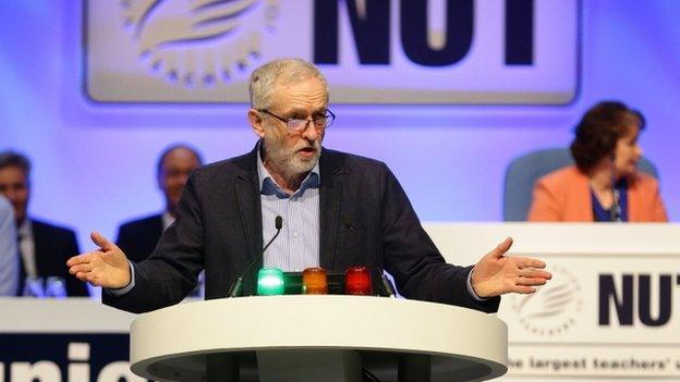 Corbyn at NUT