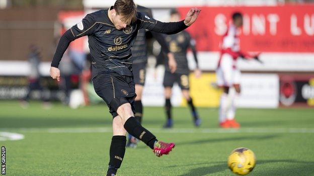 Stuart Armstrong hammered home a wonderful long-range shot