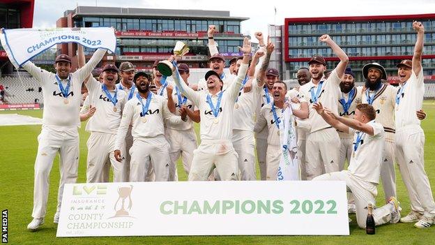 Surrey celebrate