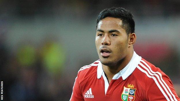 Manu Tuilagi played in the third Test against Australia during the British & Irish Lions' victorious 2013 tour