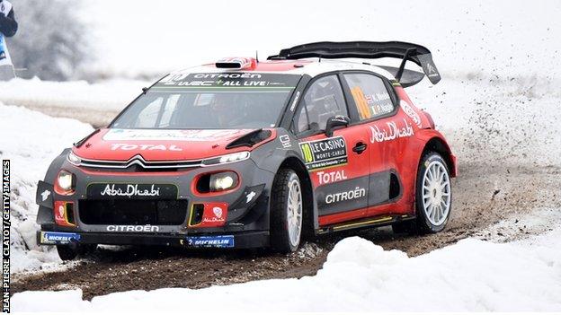 Kris Meeke in Rally Monte Carlo