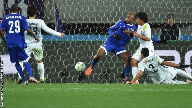 TP Mazembe lose to Sanfrecce Hiroshima