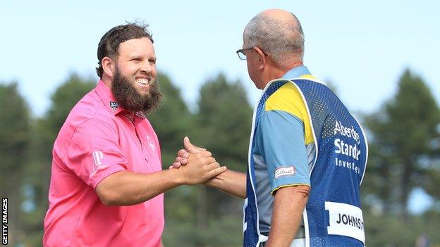 Andrew "Beef" Johnston at the Scottish Open