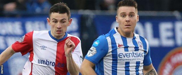 Holders Linfield are currently top of the Premiership and Coleraine are second