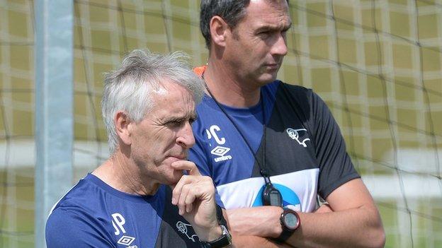 John Peacock (l) and Paul Clement