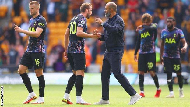 Harry Kane came on for his first appearance of the season