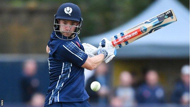 Scotland wicketkeeper Matthew Cross