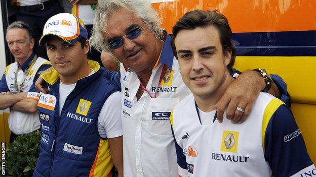 Piquet Jr, Briatore, Alonso, Hockenheim 2008