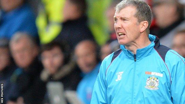 Stockport boss Jim Gannon