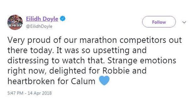 Eilidh Doyle tweet