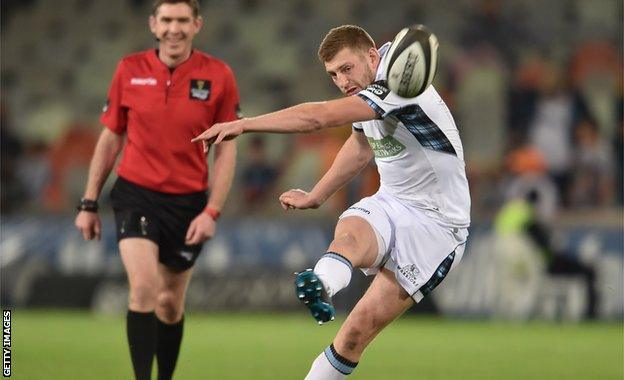 Finn Russell scored three out of four conversions, plus a penalty