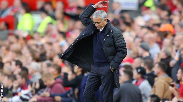 Manchester United manager Jose Mourinho