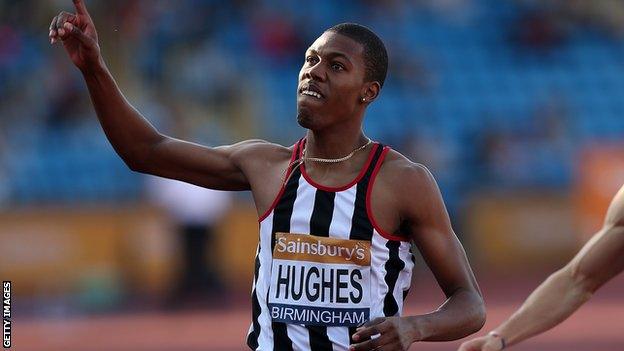 Great Britain's Zharnel Hughes