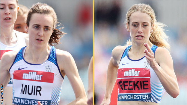 Laura Muir and Jemma Reekie