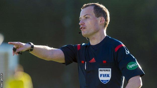 Scottish referee Willie Collum