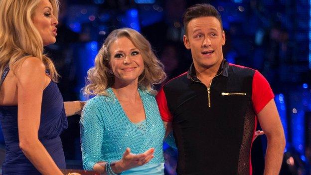 Kellie Bright and Kevin Clifton