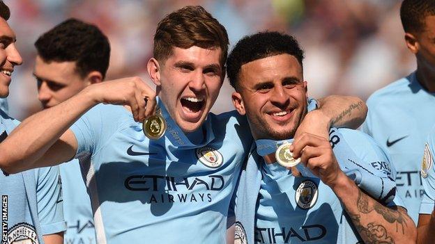 John Stones and Kyle Walker