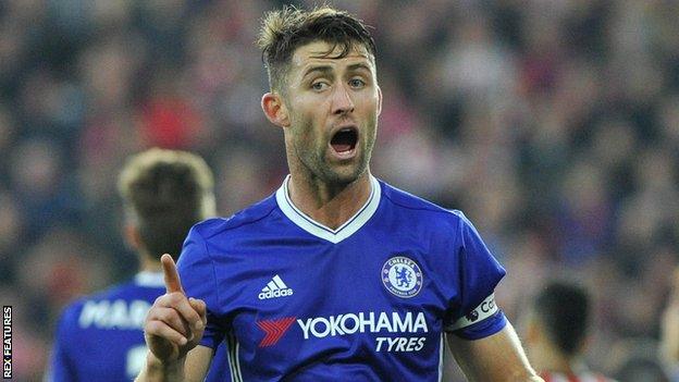 Chelsea defender Gary Cahill