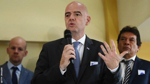 Fifa president Gianni Infantino