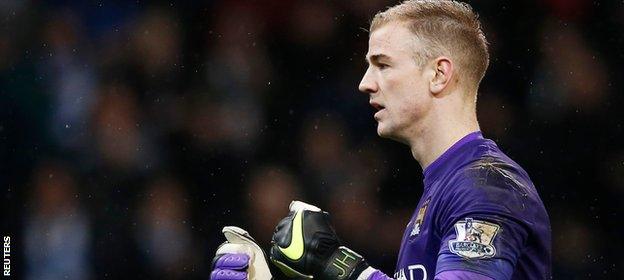 Manchester City goalkeeper Joe Hart