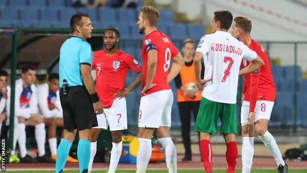 England's Harry Kane and Raheem Sterling