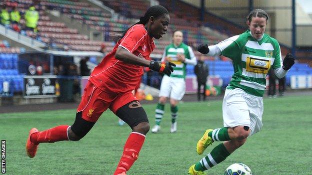 Stacey Pearson (right) was a midfielder for Yeovil Town before she became a referee