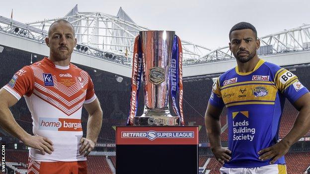 St Helens and Leeds Rhinos are the only two teams to have won three Super League Grand Finals in a row