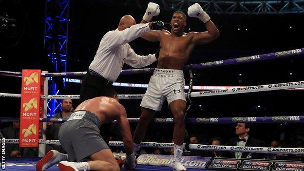 Wladimir Klitschko and Anthony Joshua