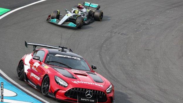 Hamilton and safety car