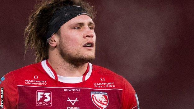 Gloucester flanker Jordy Reid