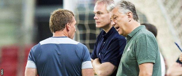 Brendan Rodgers and Peter Lawwell