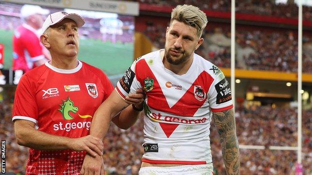 Gareth Widdop's 2018 season was prematurely ended by a shoulder injury