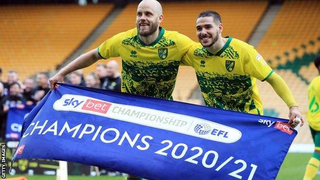 Norwich City won the Championship title earlier this year