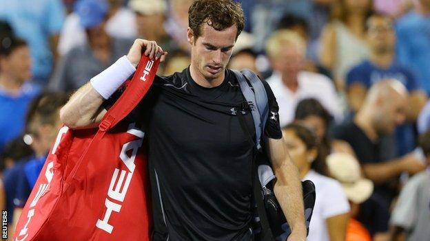 Andy Murray at the 205 US Open