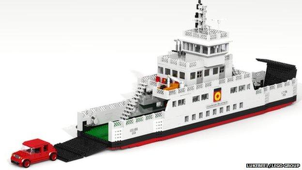 MV Loch Shira Lego set idea