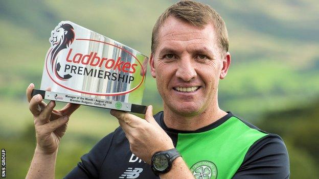 Celtic manager Brendan Rodgers