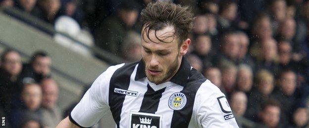 St Mirren right-back Keith Watson