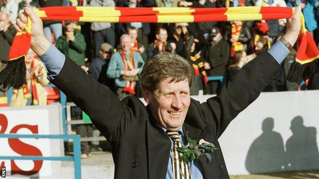 Firhill legend John Lambie led the club on their Intertoto Cup adventure