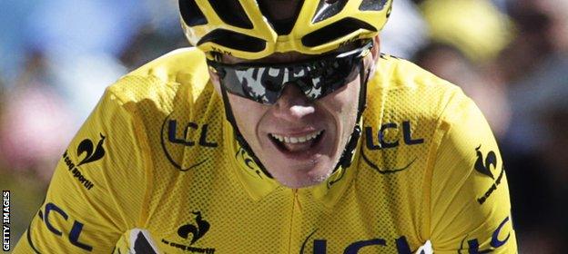 Chris Froome won the Tour de France for the first time in 2013