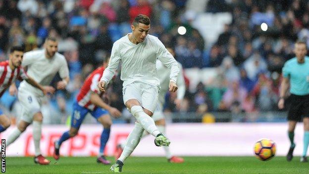 Cristiano Ronaldo scores penalty