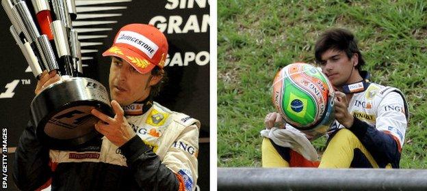 Alonso and Piquet Jr