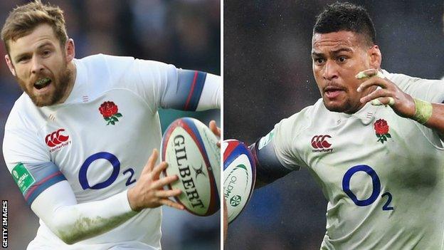 Elliot Daly and Nathan Hughes