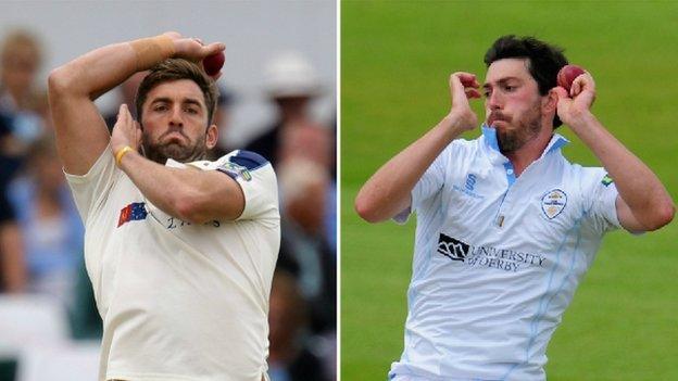 Liam Plunkett and Mark Footitt