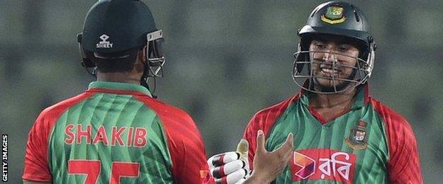 Shakib Al Hasan and Soumya Sarkar