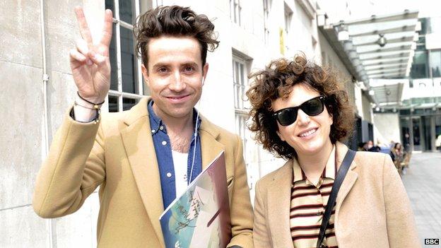 DJs Nick Grimshaw and Annie Mac