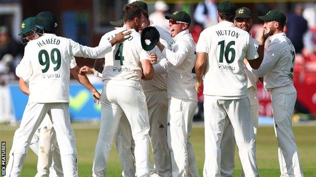 Nottinghamshire celebrate