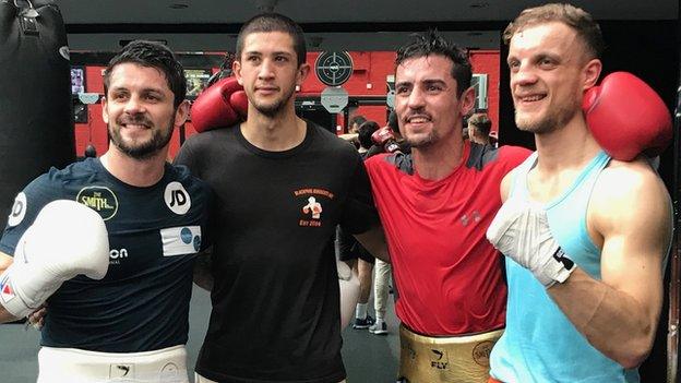 Crolla at his final sparring session