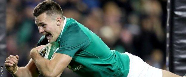 Stockdale was man of the match in Ireland's defeat of Argentina in November